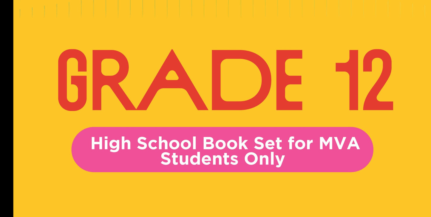 Grade 12 Senior High Book Set for MVA Students Only